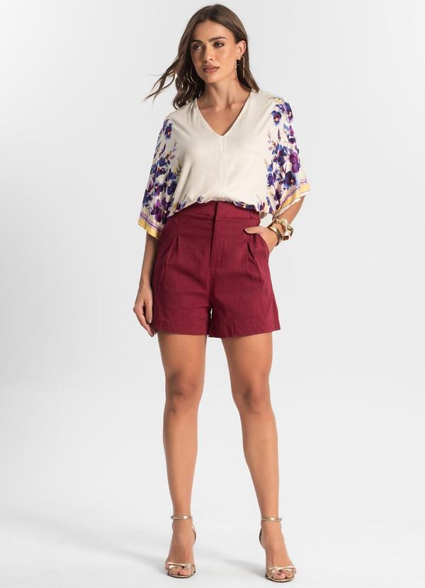 Endless - Blusa Feminina com Manga Ampla Bege 3