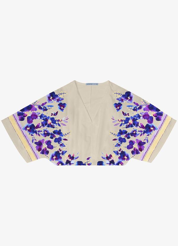 Endless - Blusa Feminina com Manga Ampla Bege 5