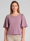 Infinita Cor - Blusa Feminina com Manga Godê Roxo - variação: Roxo