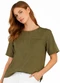 Infinita Cor - Blusa Feminina com Recortes Frontais Verde - variação: Verde