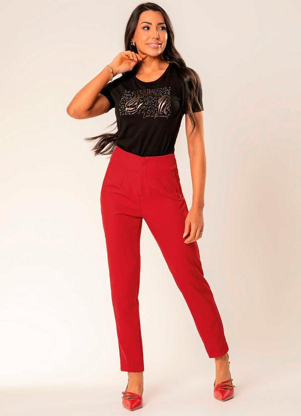 Cativa - Blusa Feminina Comfy com Estampa Preto 2