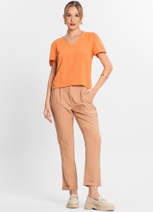 Select - Blusa Feminina Comfy Laranja 3