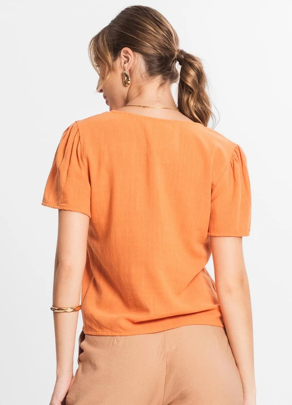 Select - Blusa Feminina Comfy Laranja 2