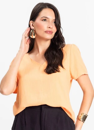 Select - Blusa Feminina Comfy Laranja - SELECT