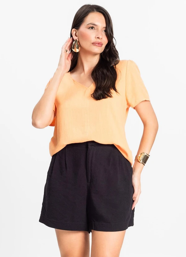 Select - Blusa Feminina Comfy Laranja 3