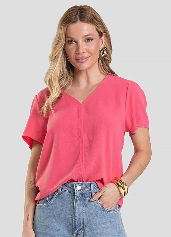 Select - Blusa Feminina Comfy Laranja