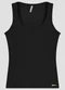 Cereja Rosa - Blusa Feminina Cotton Canelado Verde - variação: Preto
