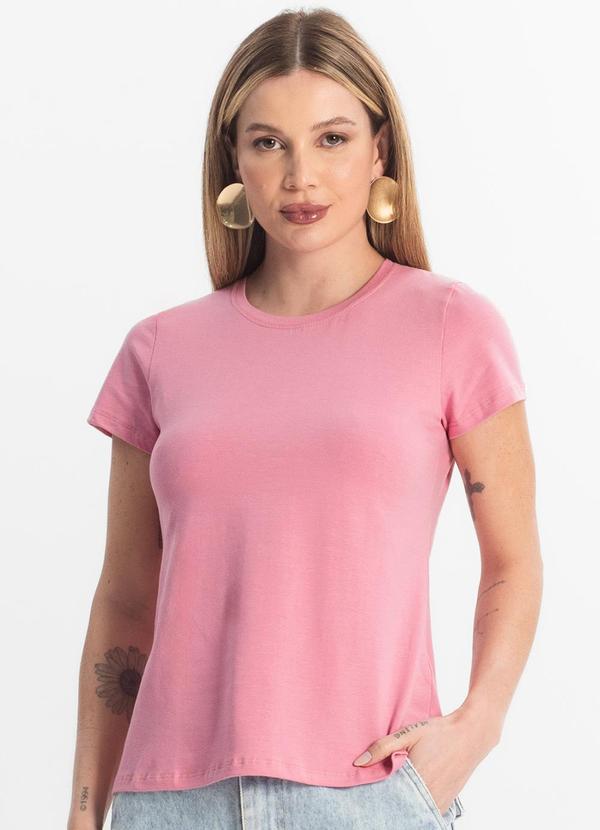 Rovitex - Blusa Feminina Cotton Leve Básica Rosa 1