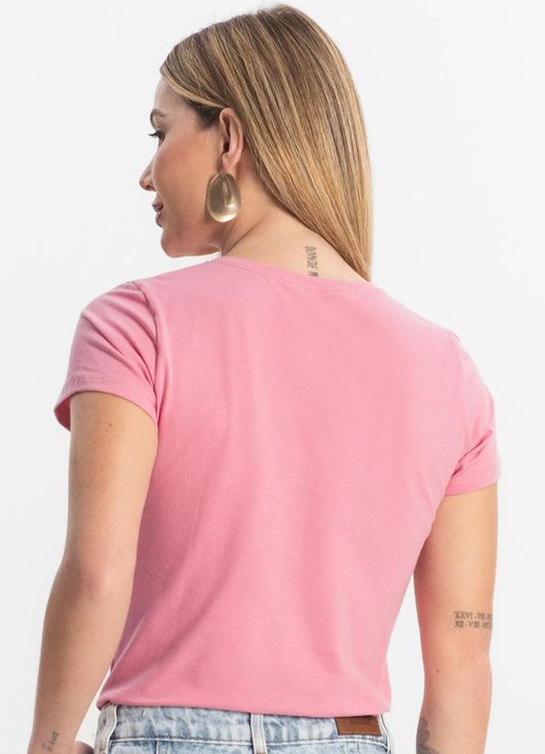 Rovitex - Blusa Feminina Cotton Leve Básica Rosa 2