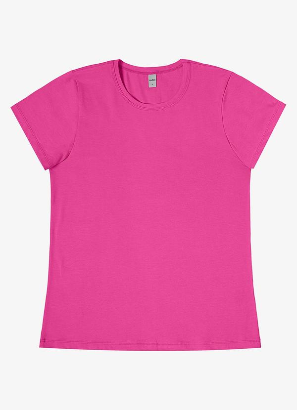 Rovitex - Blusa Feminina Cotton Leve Básica Rosa