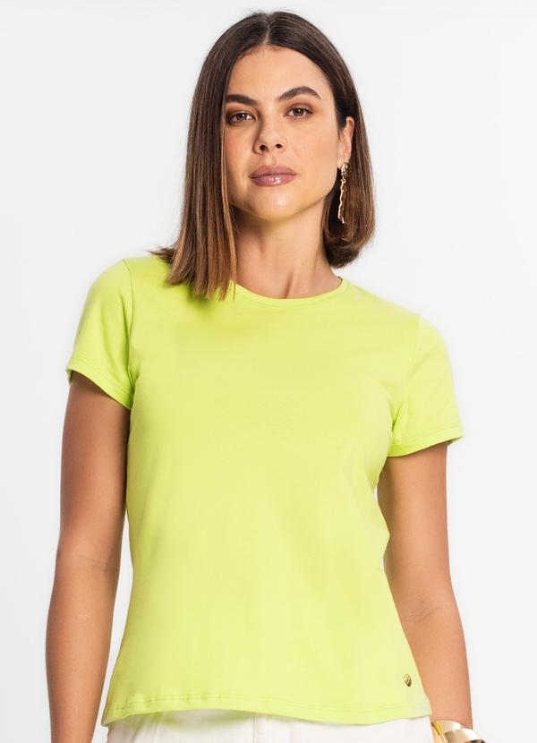 Rovitex - Blusa Feminina Cotton Leve Básica Verde