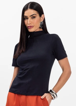 Select - Blusa Feminina Cotton Leve Preto - SELECT