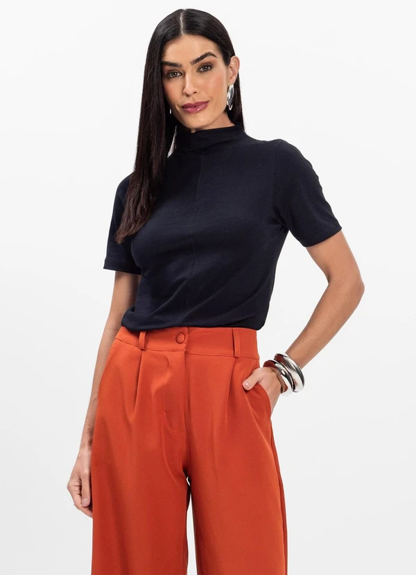 Select - Blusa Feminina Cotton Leve Preto 4