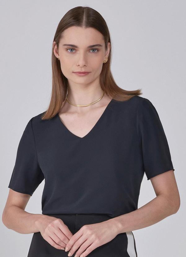 Principessa - Blusa Feminina de Manga Curta Nilda Off White