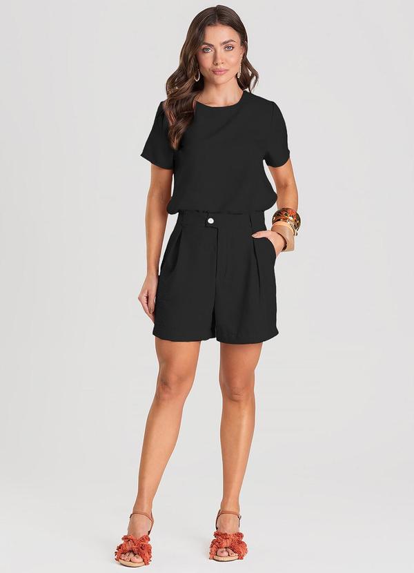 Dianna - Blusa Feminina de Tecido Preto 3