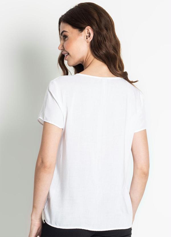 Rovitex - Blusa Feminina de Viscose Branco 2