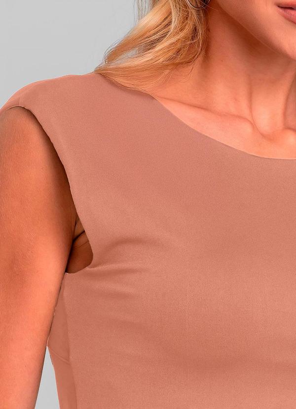 Dianna - Blusa Feminina Decote Canoa Marrom 3