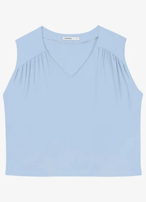Endless - Blusa Feminina Decote em V Azul - ENDLESS