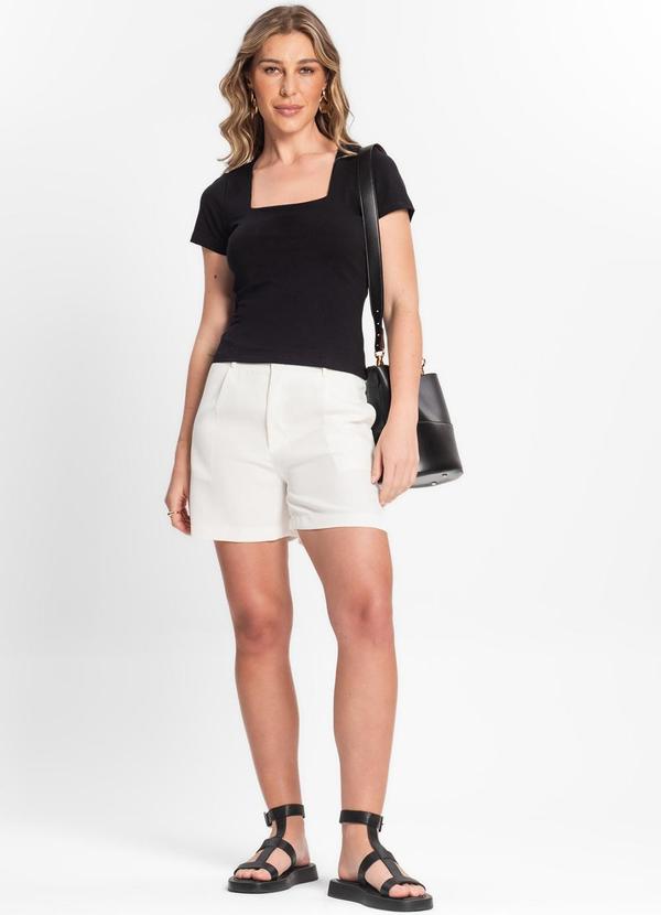 Endless - Blusa Feminina Decote Quadrado Preto 3