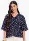 Select - Blusa Feminina Devote V Azul - variação: Azul