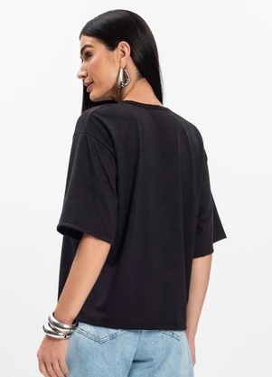 Select - Blusa Feminina Devote V Preto - SELECT