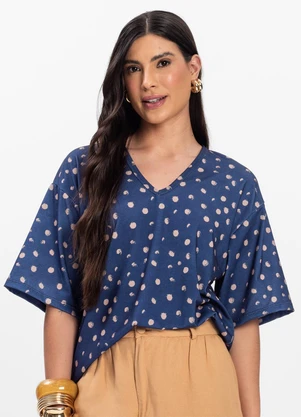 Select - Blusa Feminina Devote V Roxo - SELECT