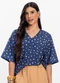Select - Blusa Feminina Devote V Azul - variação: Roxo