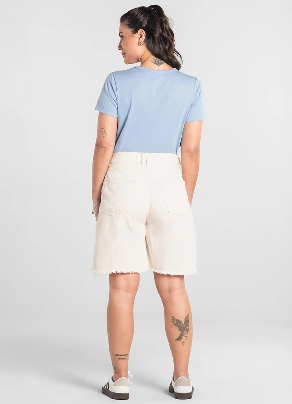 Just Basic - Blusa Feminina em Algodão Azul 4