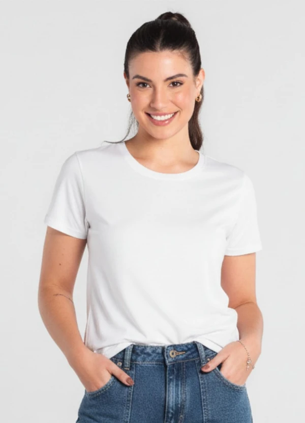 Just Basic - Blusa Feminina em Algodão Branco