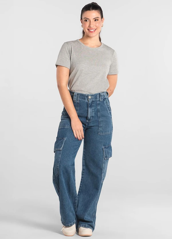 Just Basic - Blusa Feminina em Algodão Cinza 3