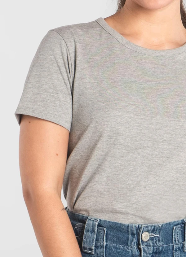 Just Basic - Blusa Feminina em Algodão Cinza 5