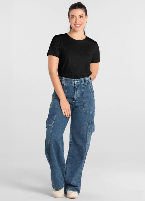 Just Basic - Blusa Feminina em Algodão Preto 3