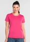 Just Basic - Blusa Feminina em Algodão Azul - variação: Rosa