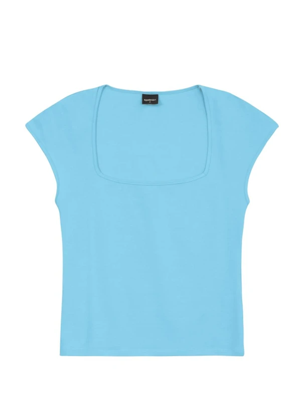 Essendi - Blusa Feminina em Cotton Azul 5