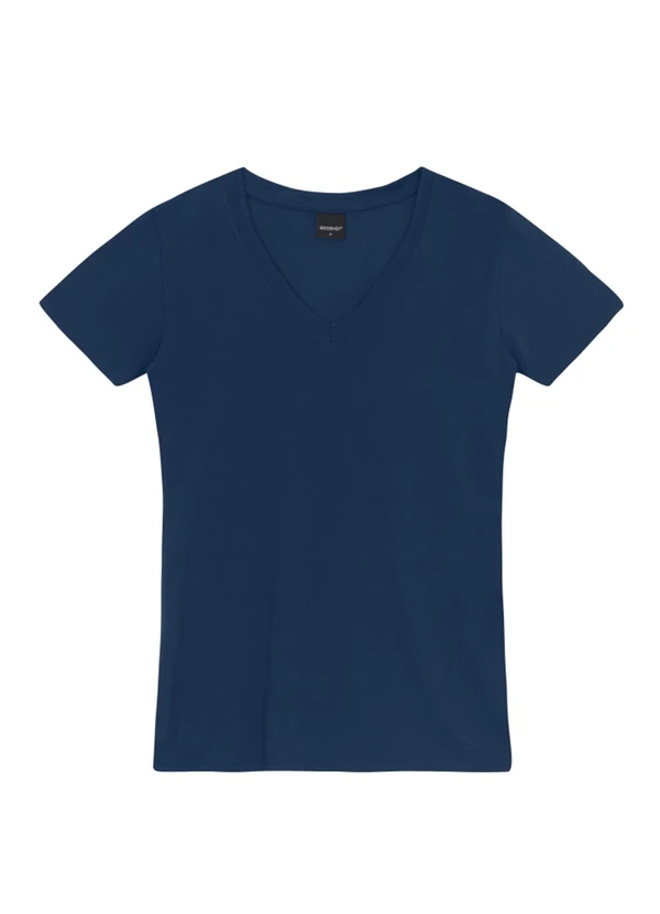 Essendi - Blusa Feminina em Cotton Azul