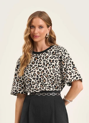 Rovitex - Blusa Feminina em Cotton Leve Bege - ROVITEX