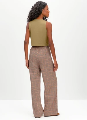 Essendi - Blusa Feminina em Cotton Marrom - ESSENDI