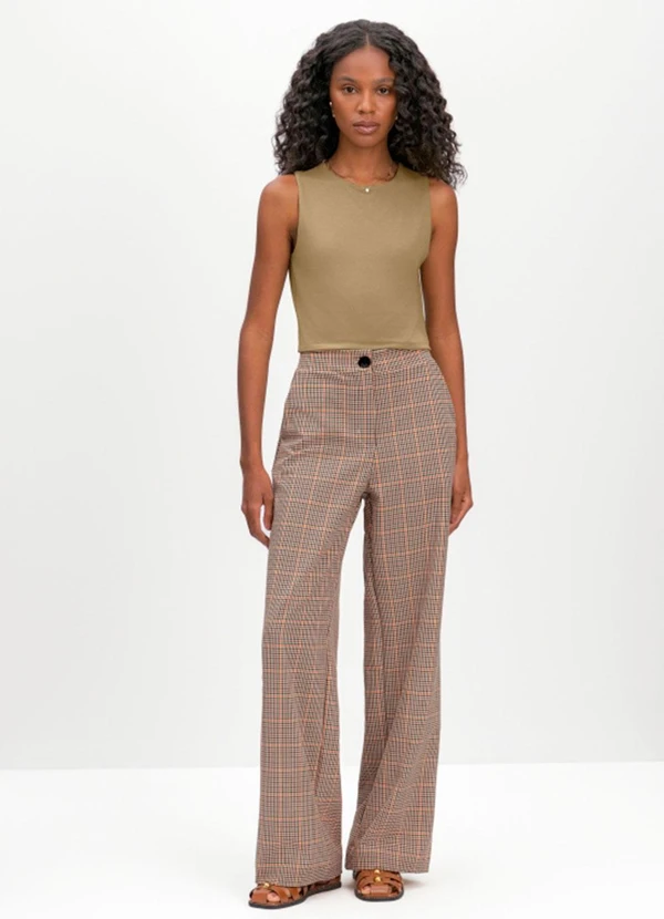 Essendi - Blusa Feminina em Cotton Marrom 3