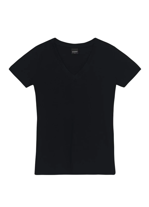 Essendi - Blusa Feminina em Cotton Preto