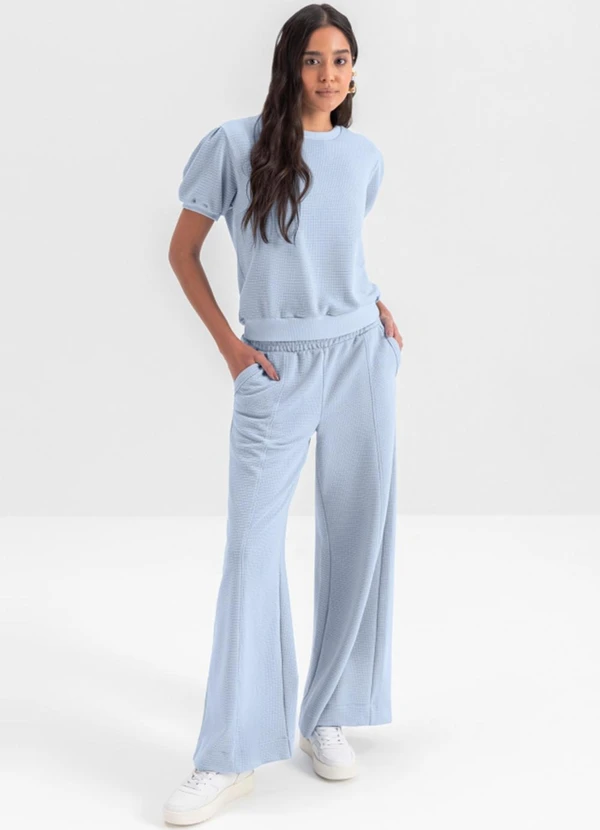 Essendi - Blusa Feminina em Malha Azul 3