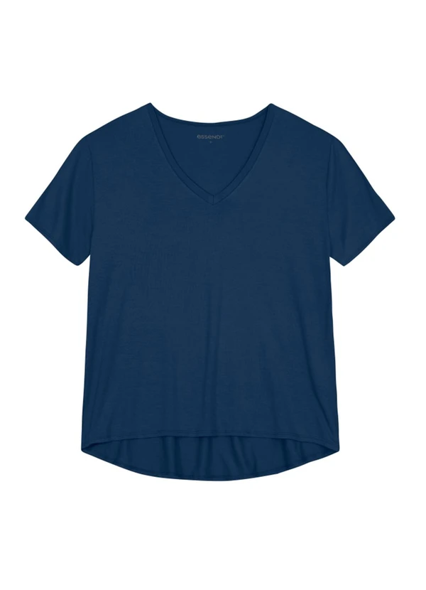 Essendi - Blusa Feminina em Malha Azul