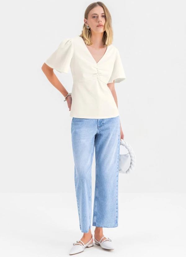 Essendi - Blusa Feminina em Malha  Bege 3