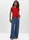 Essendi - Blusa Feminina em Malha  Marrom - variação: Bordô
