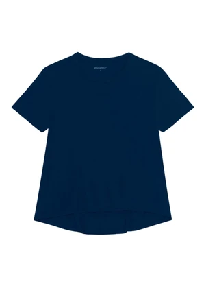 Essendi - Blusa Feminina em Malha Brandili Azul - ESSENDI