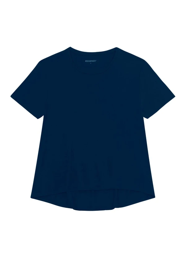 Essendi - Blusa Feminina em Malha Brandili Azul