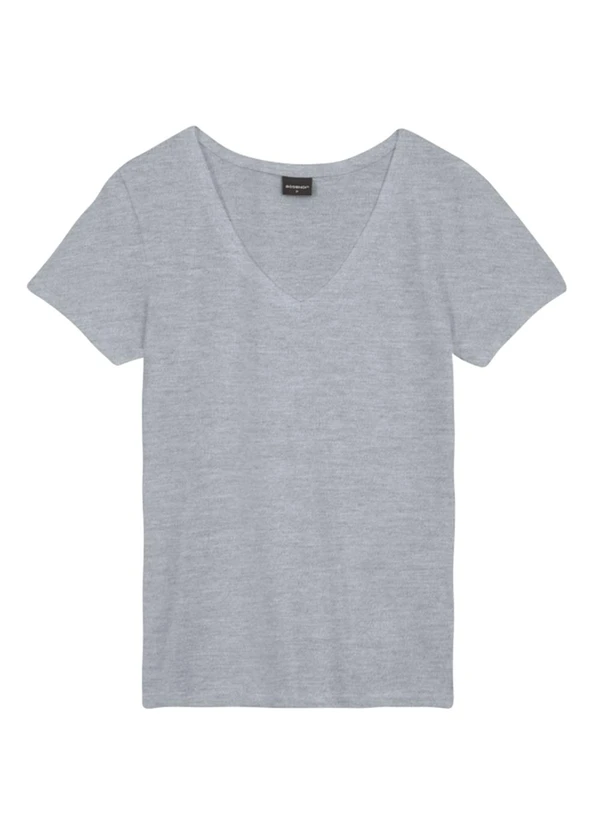 Essendi - Blusa Feminina em Malha Cinza