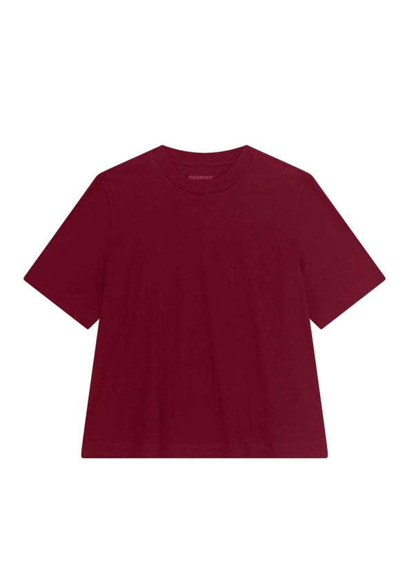 Essendi - Blusa Feminina em Malha Comfort Bordô 3