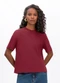 Essendi - Blusa Feminina em Malha Comfort Marrom - variação: Bordô