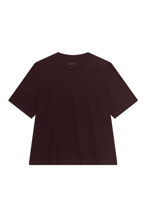 Essendi - Blusa Feminina em Malha Comfort Marrom 3