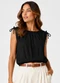 Rovitex - Blusa Feminina em Malha Delicate Preto - variação: Preto